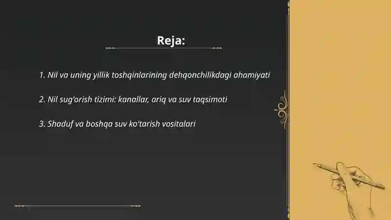 Qadimgi misrda dehqonchilik 2