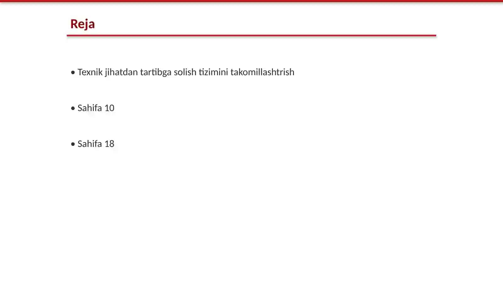 Texnik jihatdan tartibga solish tizimini takomillashtirish 2