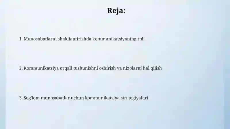 Muloqotning shaxslararo munosabatlardagi psixologik ahamiyati 2