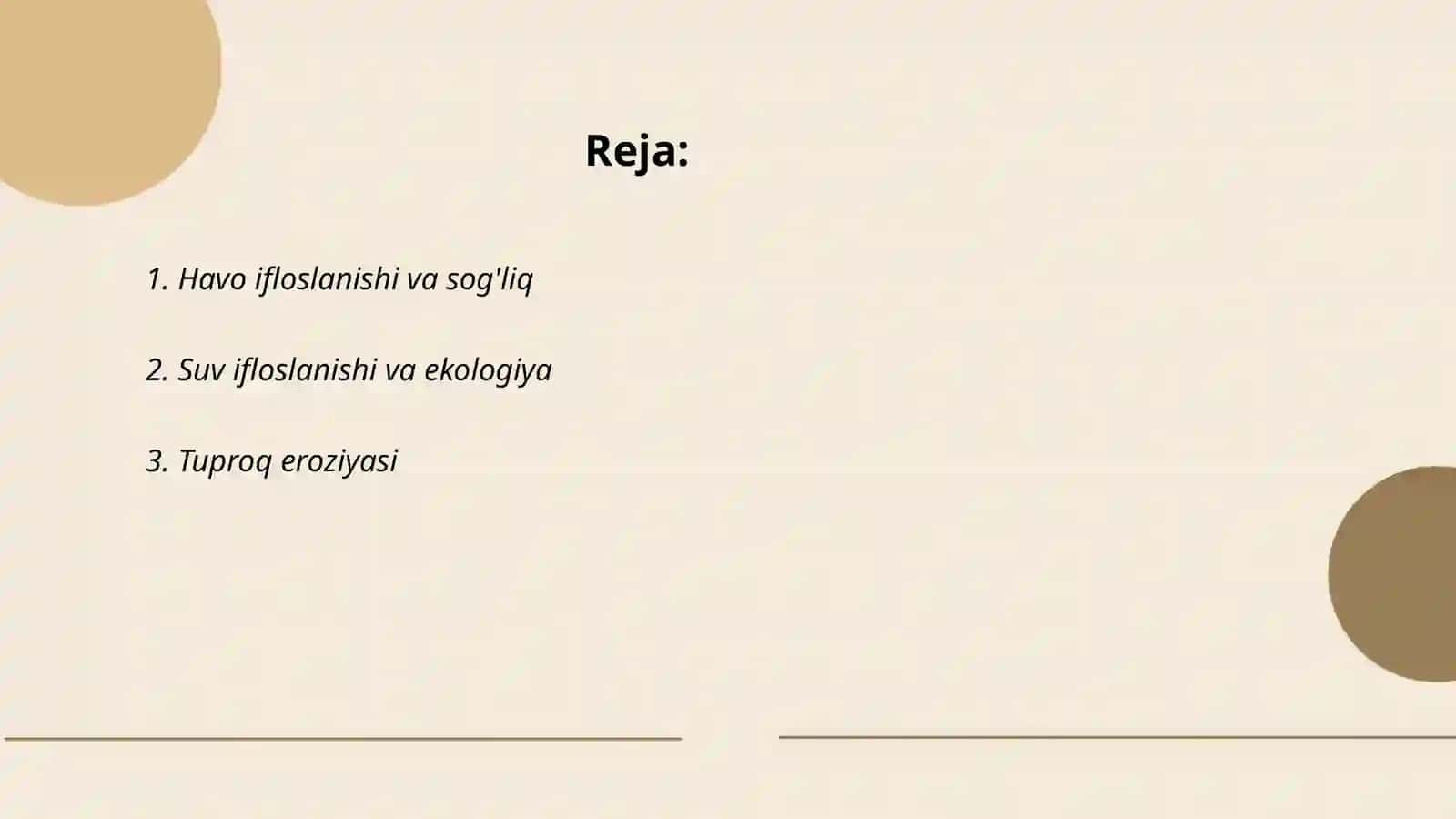 Axlatxonalar tomonidan atrof-muhitga ko'rsatadigan ta'sir 2