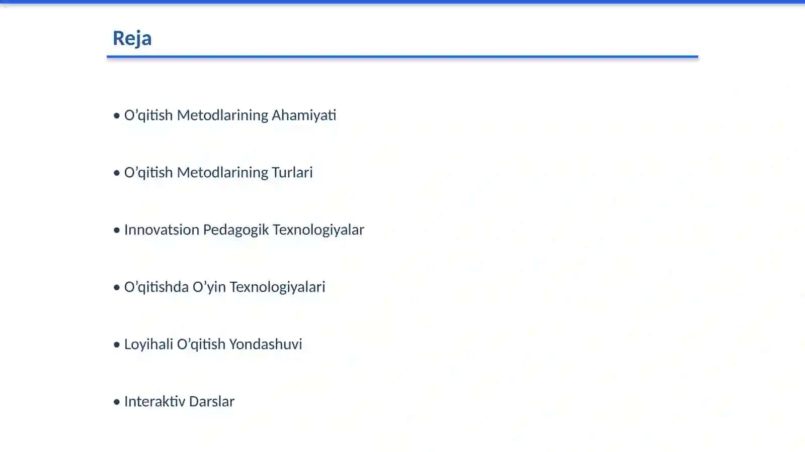 O’ZBEK (ONA) TILI O’QITISH METODLARI 2
