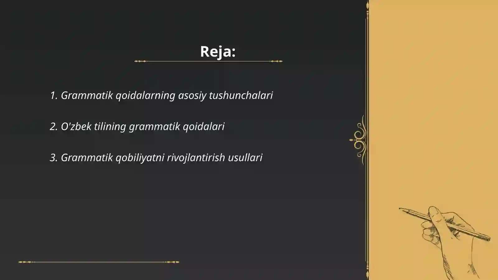 Grammatik qurilishni shakllantirish metodikasi 2