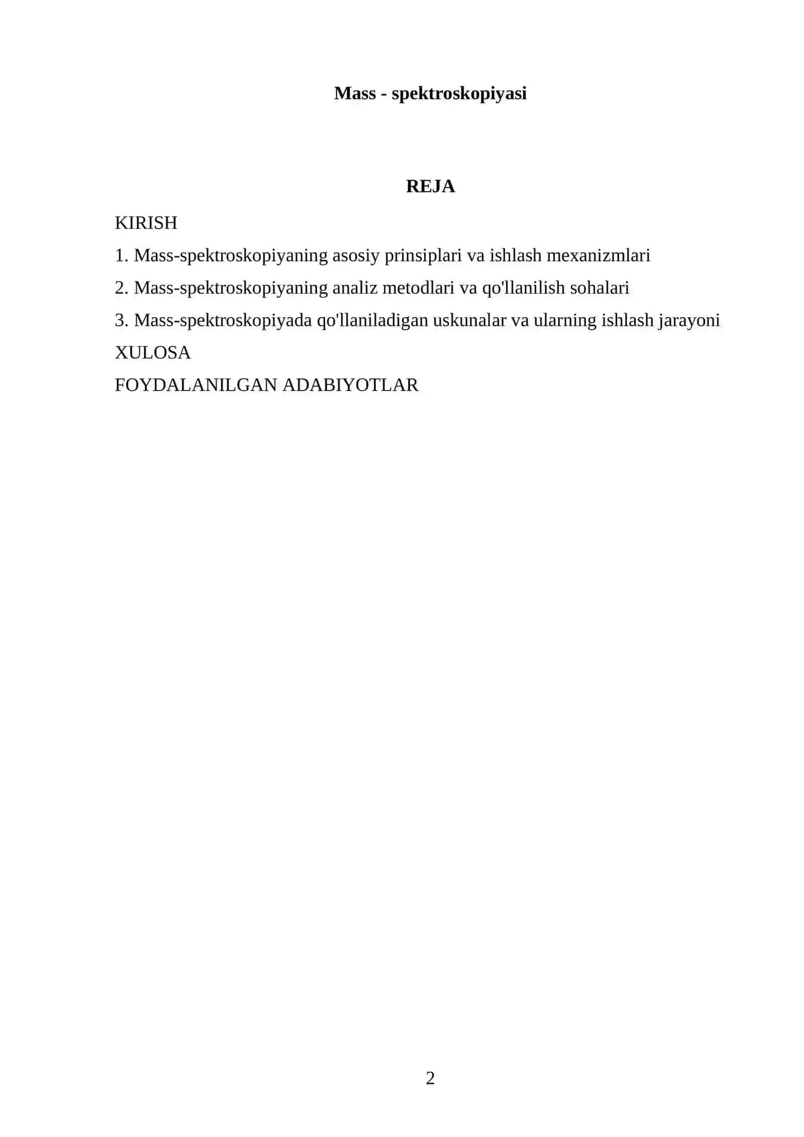 Mass-spektroskopiyasi 2