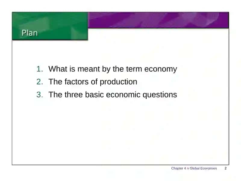 What Is an Economy? 2