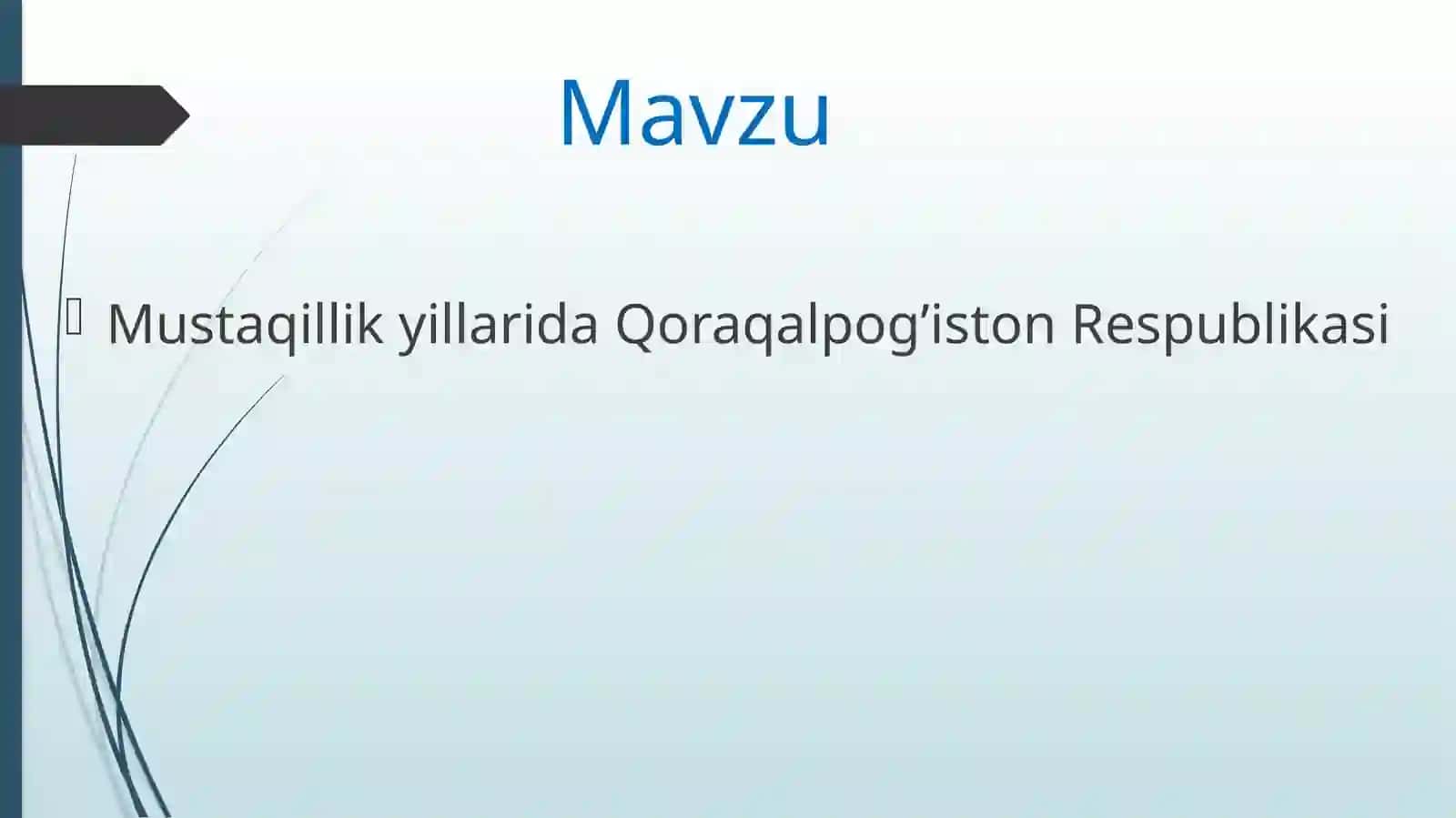 O'ZBEKISTONNING ENG YANGI TARIXI 2