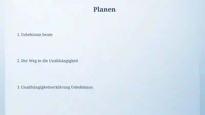 Unabhängigkeitserklärung Usbekistans 2