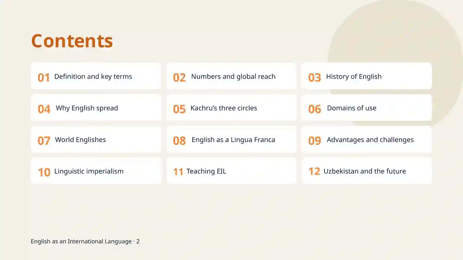English as an International Language 2