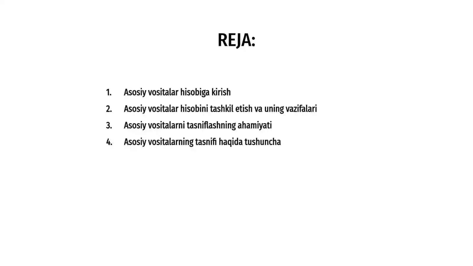 Asosiy vositalar hisobi 2