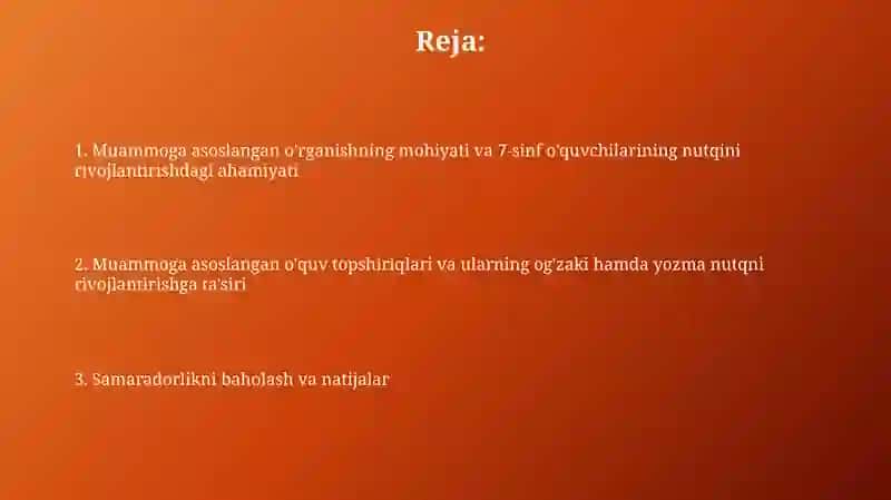 7-sinf o'quvchilarining og'zaki va yozma nutqini o'stirishda muammolita'limdanfoydalanish 2