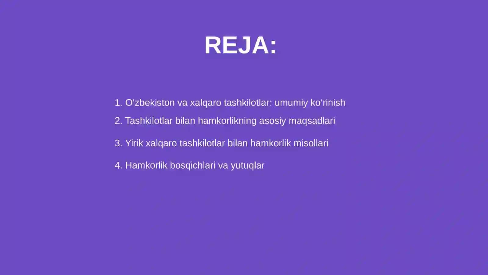 O‘zbekiston va xalqaro tashkilotlar 2