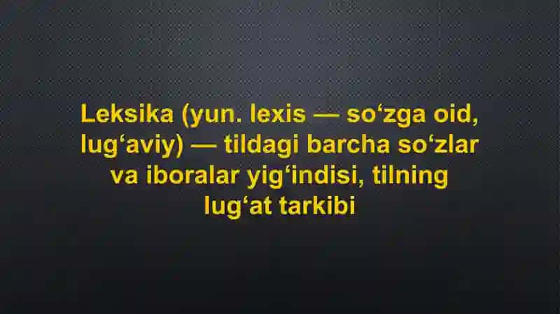 TALABALAR LEKSIKASI 2