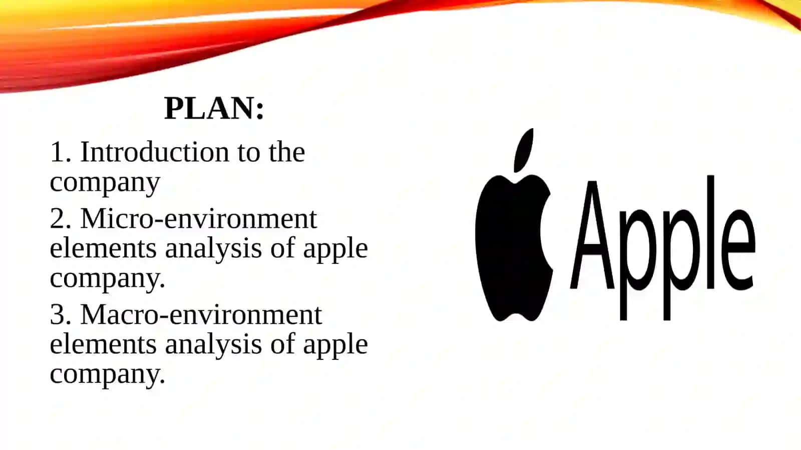 Analysing Marketing environment and factors of Apple company 2
