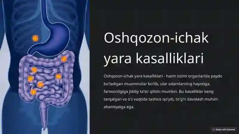 Giperasid holatlarda va oshqozon-ichak yara kasalliklari 2