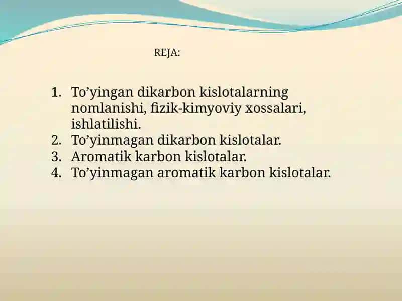 Ikkiasoslikarbonkislotalar 2