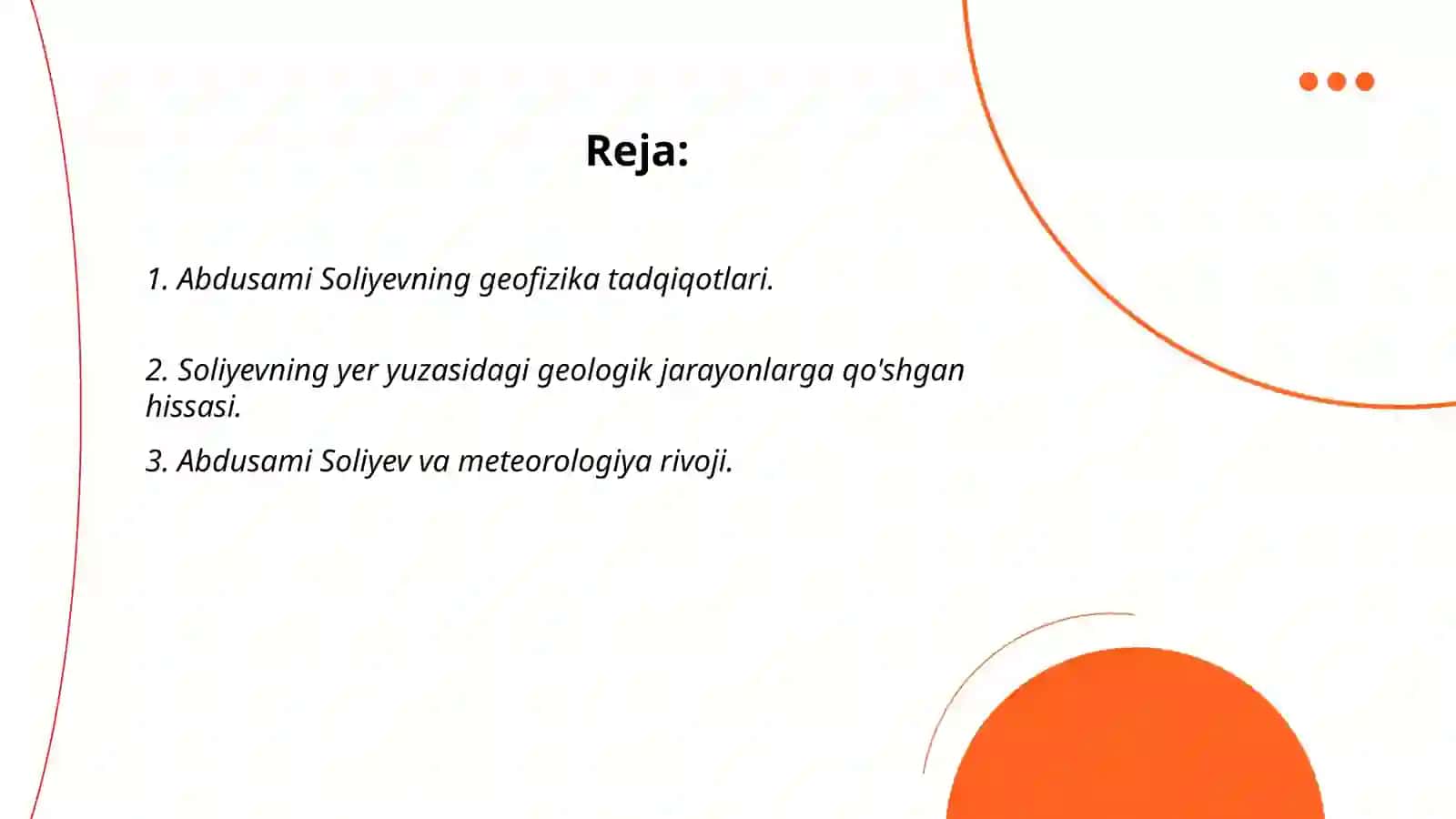 Abdusami Soliyevning geografiya fani sohasiga qo'shgan hissasi 2