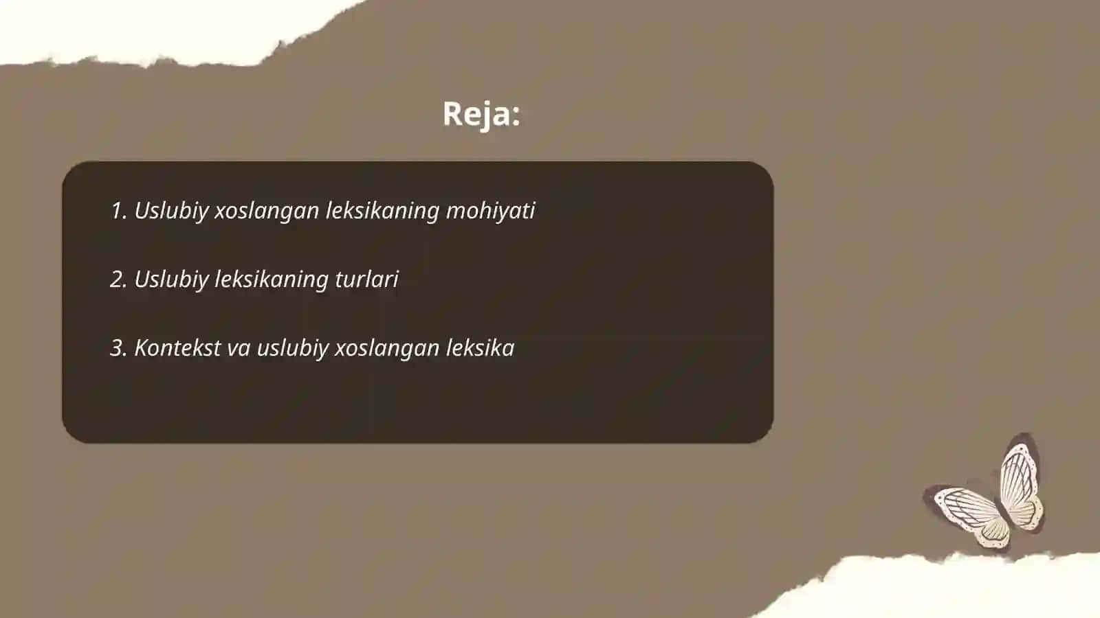 Uslubiy xoslangan leksika 2