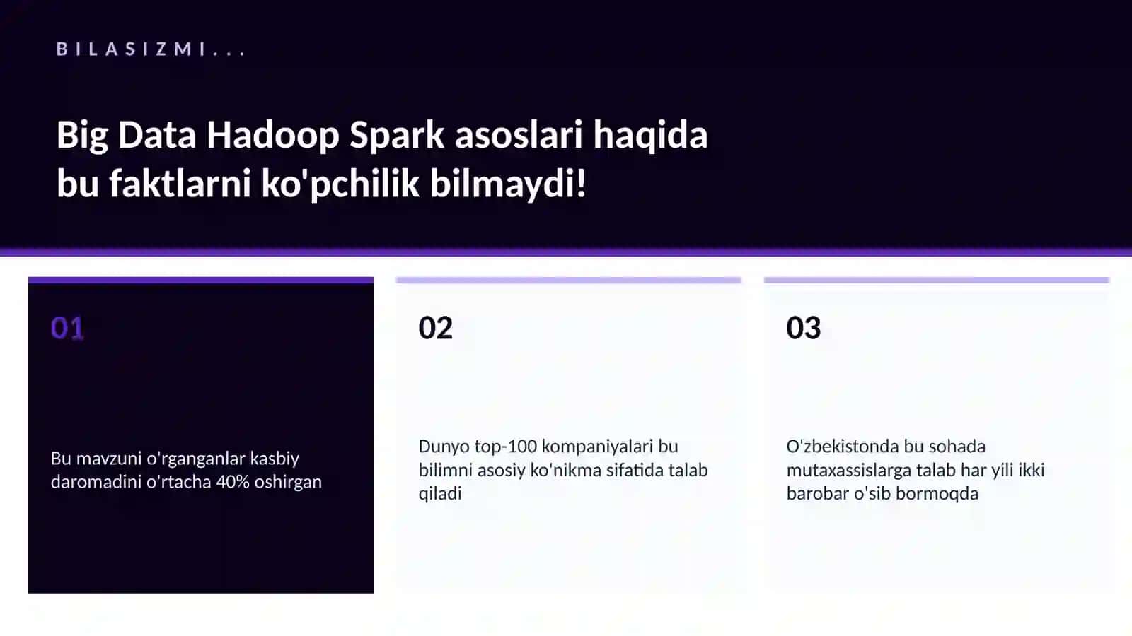 Big Data Hadoop Spark asoslari 2