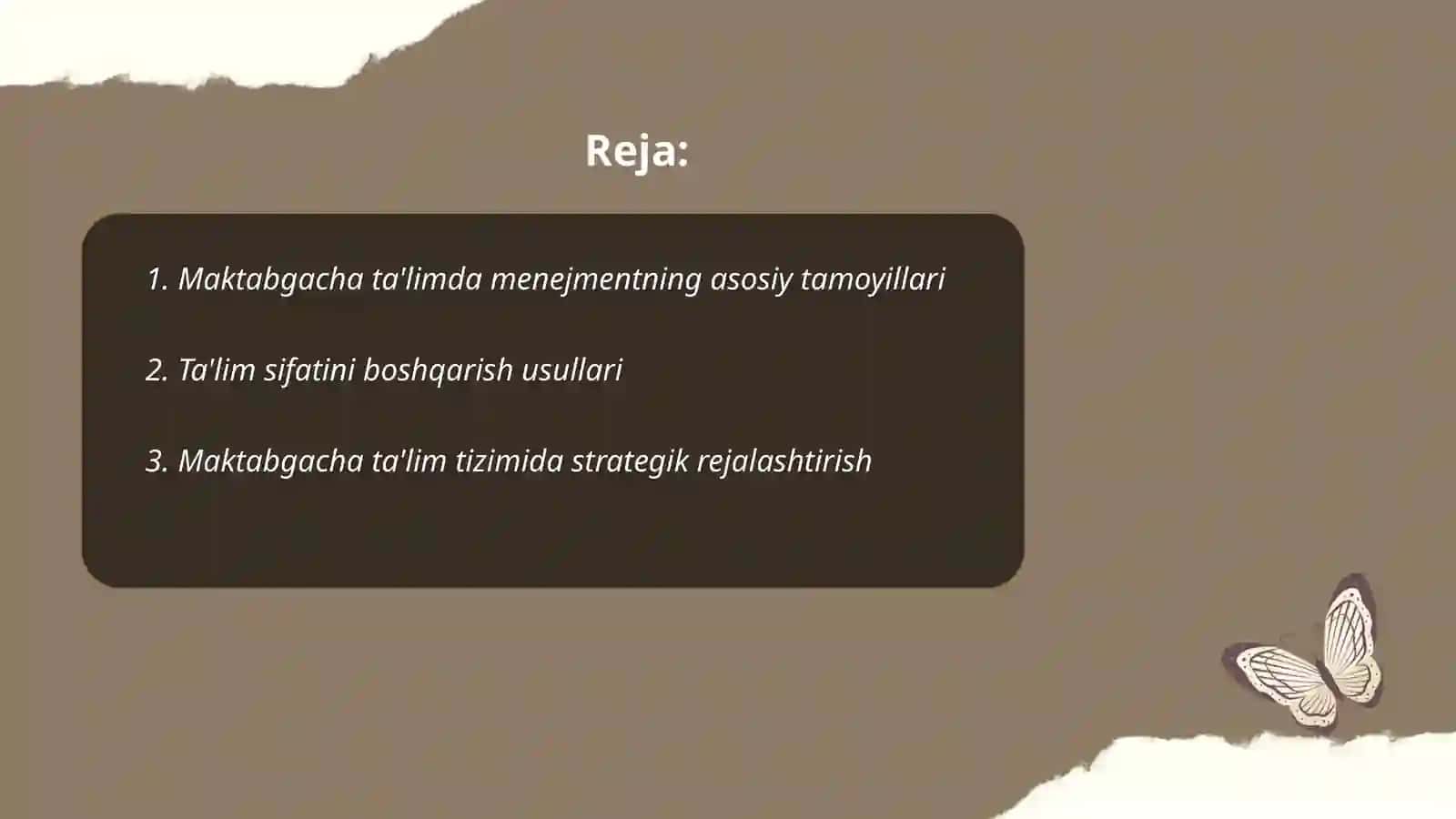 Maktabgacha talim menijmentiga kerish 2