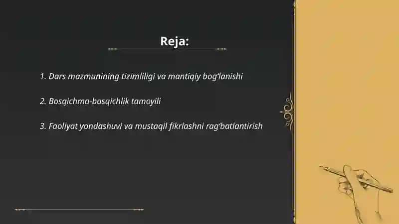 Boshlangʻich sinf matematika darslarida mantiqiy fikrlashni rivojlantirish fanining didaktik tamoyillari 2