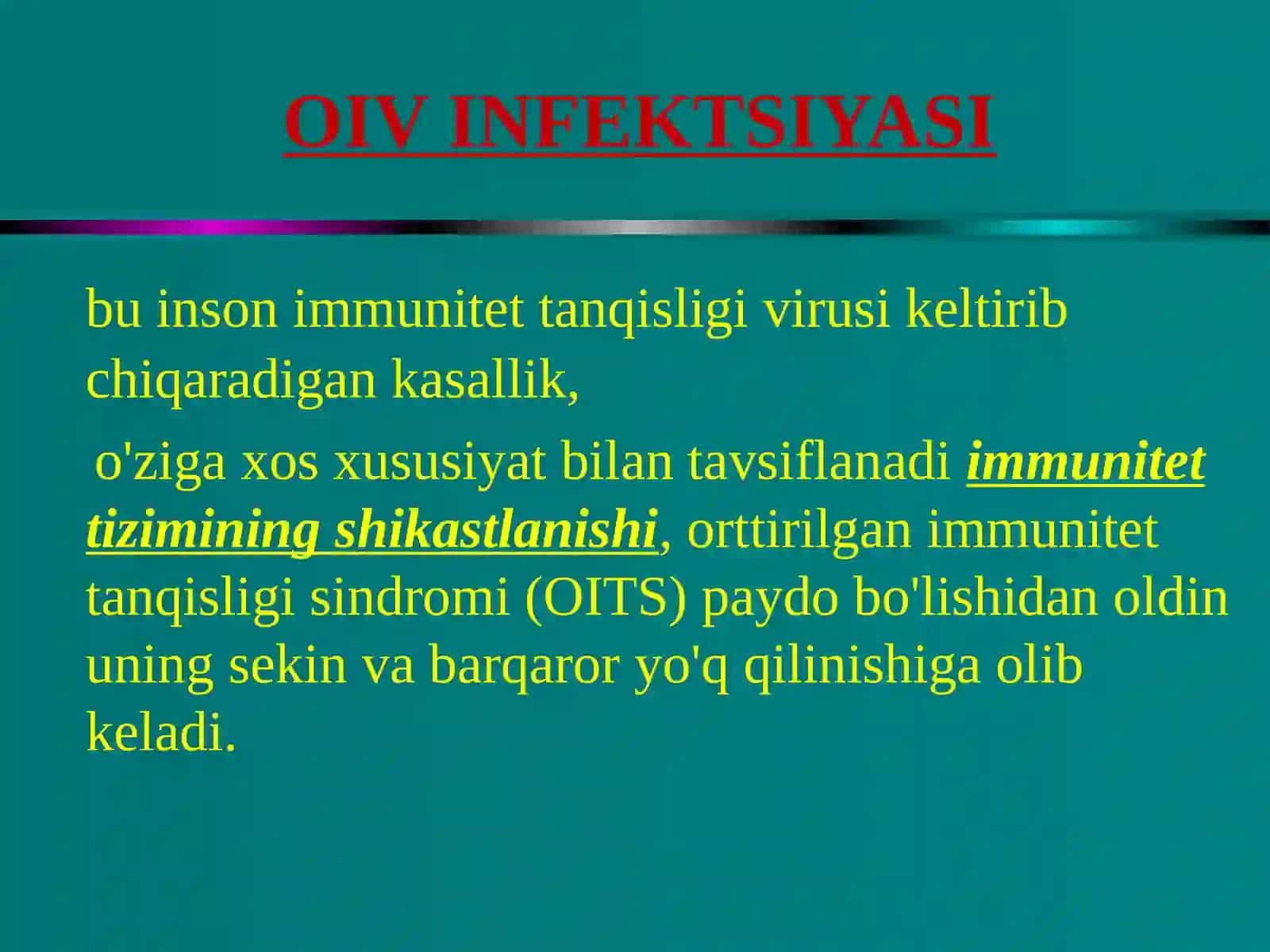 OITS VA UNING OLDINI OLISH 2