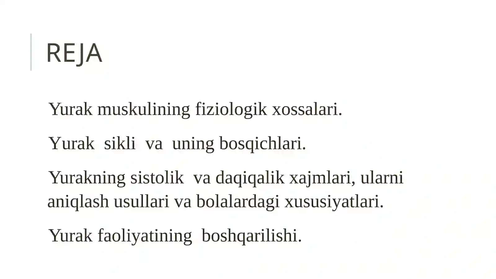 Yurakning gemodinamik vazifasi 2
