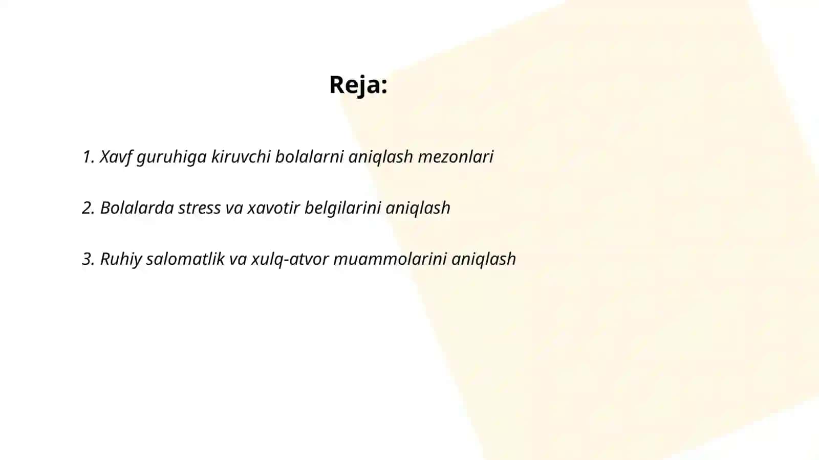 Xavf guruhiga kiruvchi bolalarni aniqlash va ular bilan ishlash 2