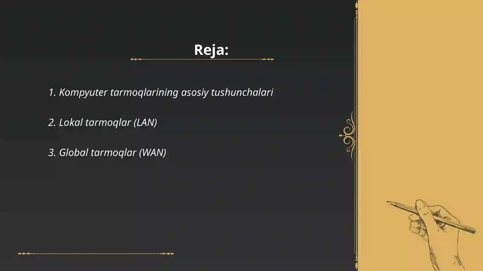 Kompyuter tarmoqlar va uning turlari 2