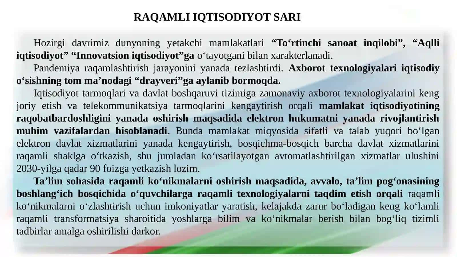 Raqamli iqtisodiyotda sun'iy intellektni o’rni 2