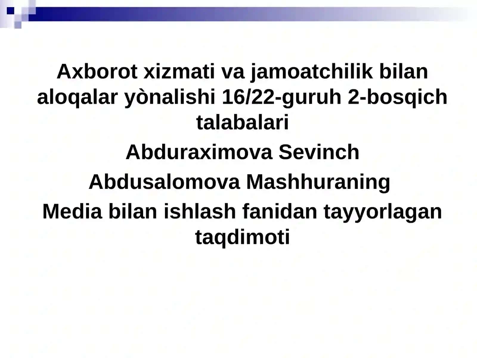 Mahalliy ommaviy axborot vositalarining egalari va shaxslarning tabiiy tasnifini tasnifi 2