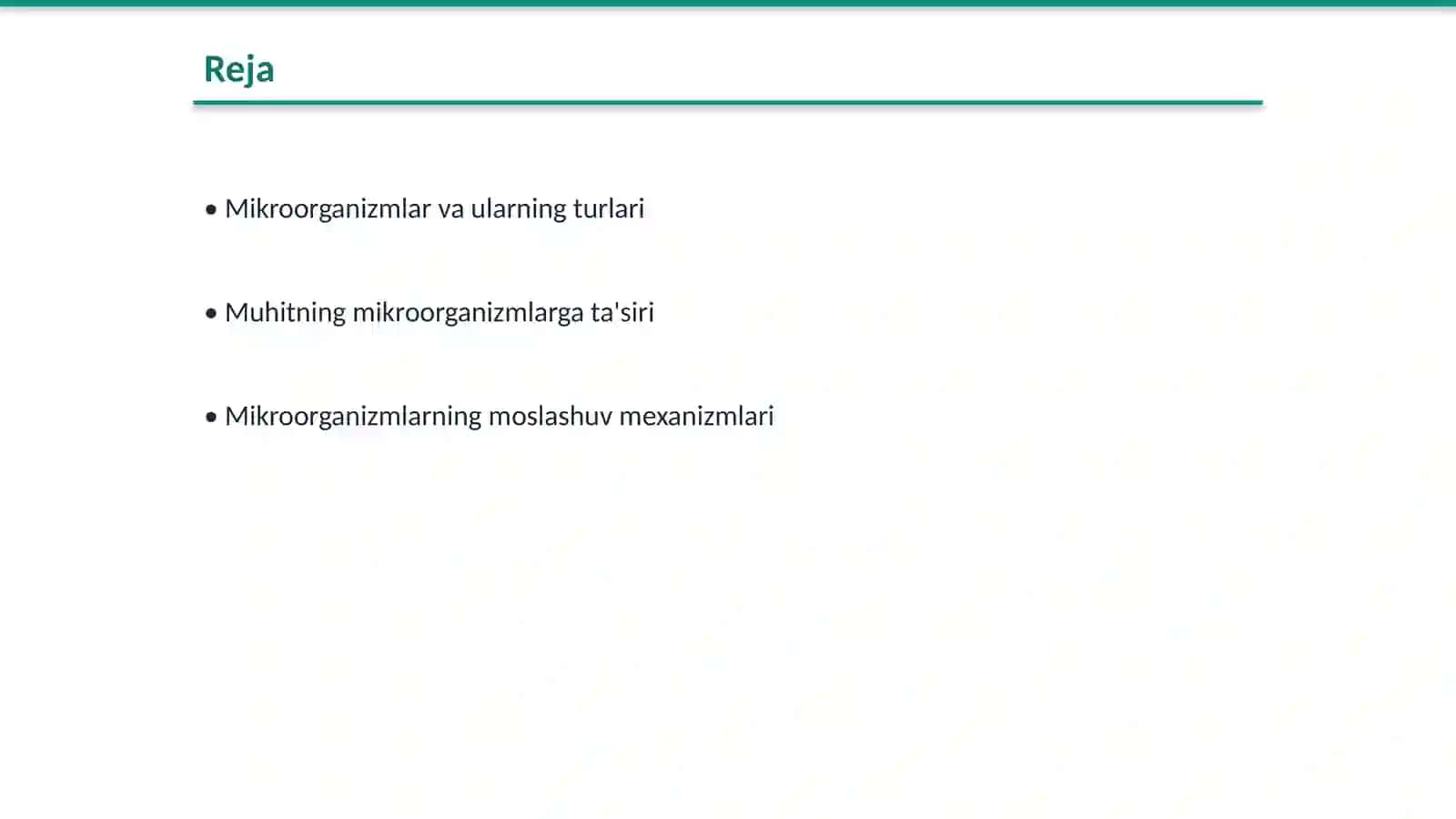 Mikroorganizmlarning muhitga moslashuvi 2