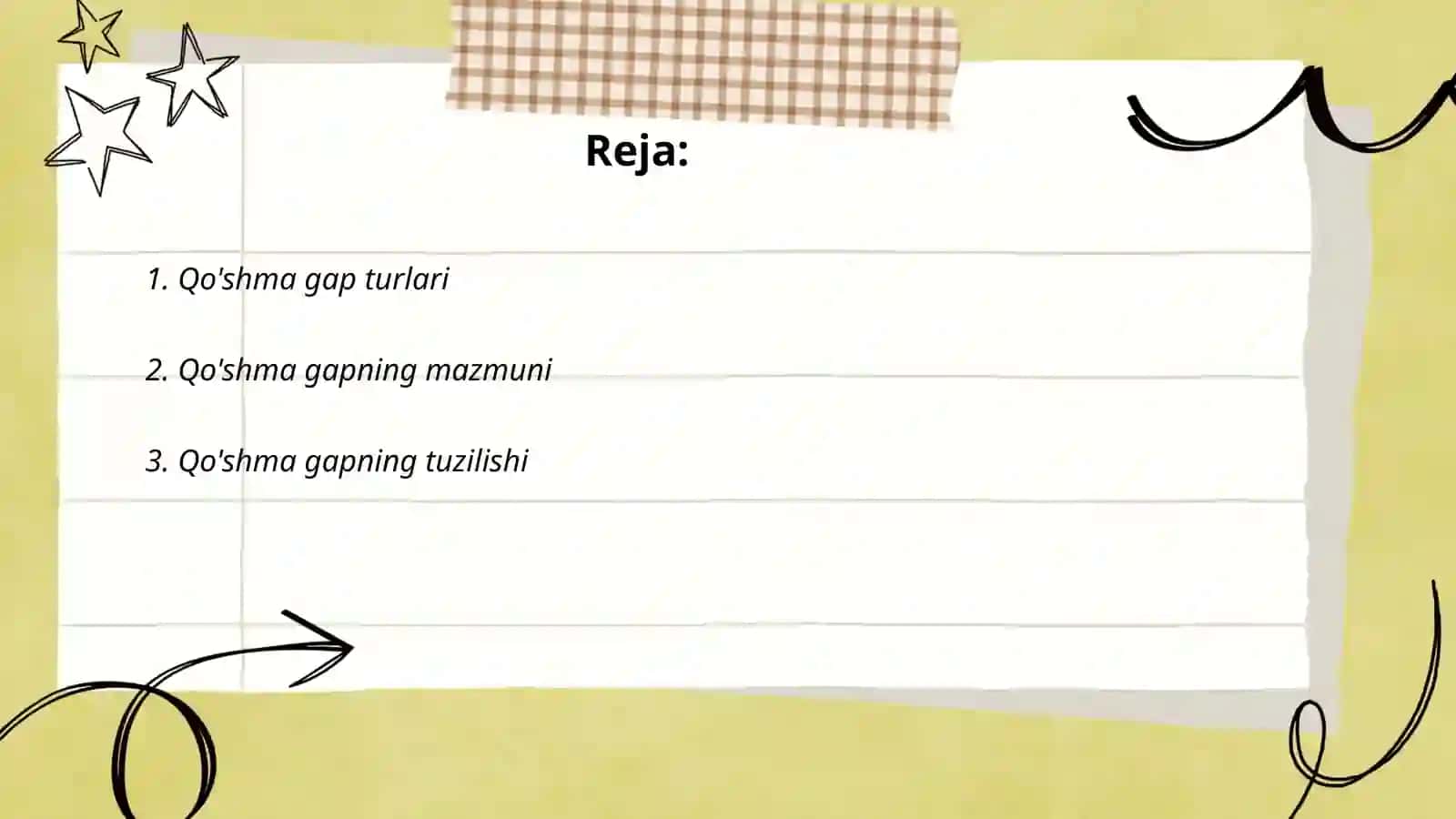 Qo'shma gap turlari 2