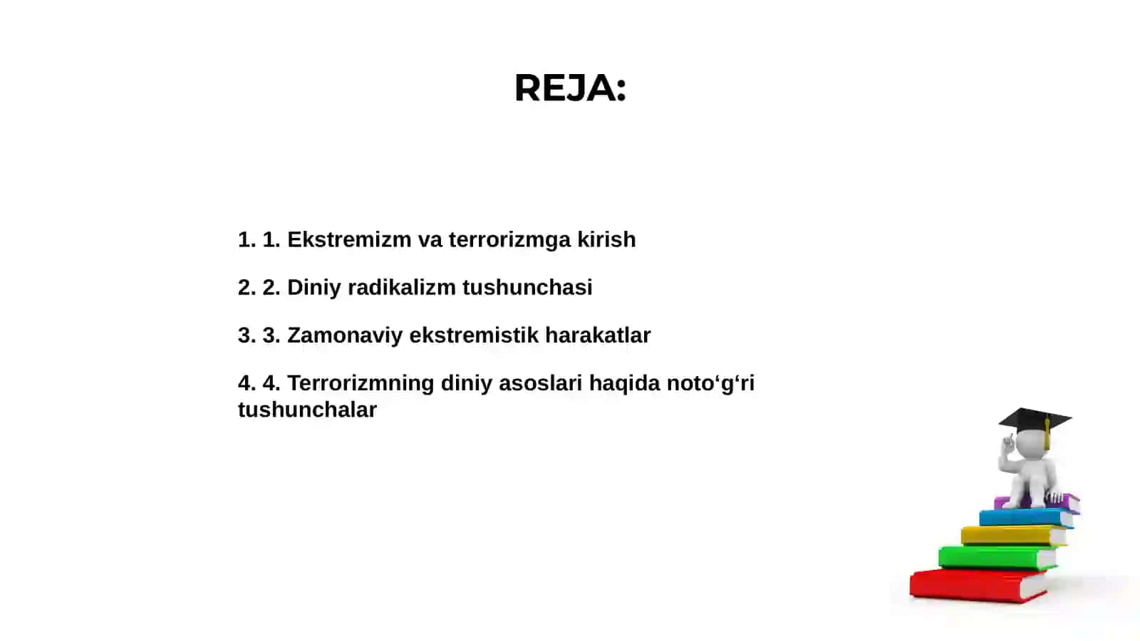 Ekstremizm va terrorizmning va hozirgi davr radikal harakatlarining diniy falsafiy mazmuni 2