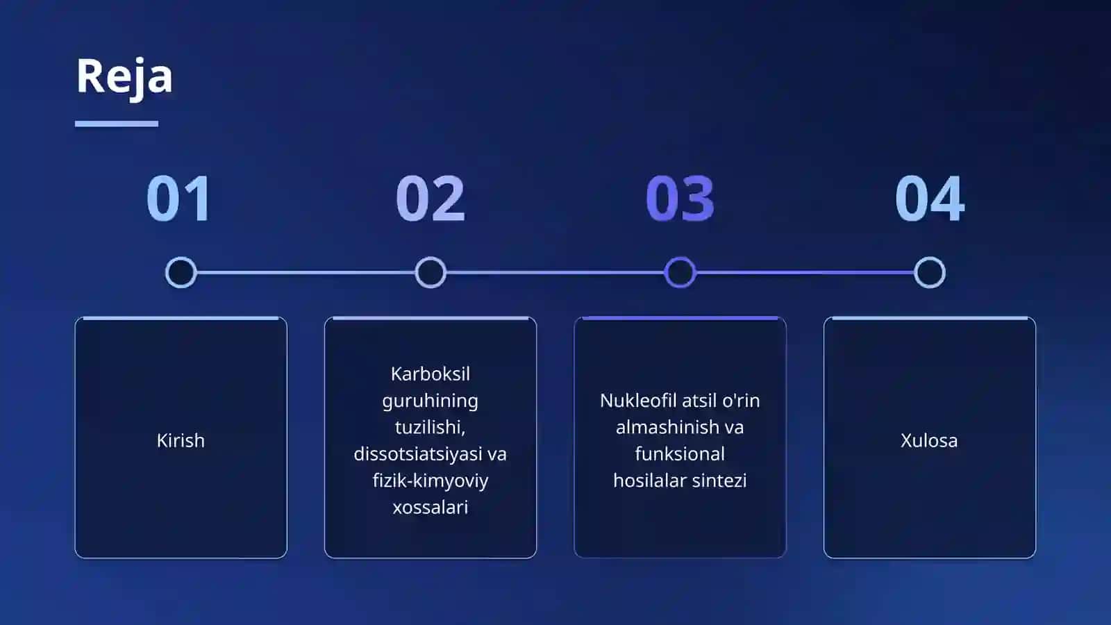 Karbon kislotalar va ularning hosilalari. 2