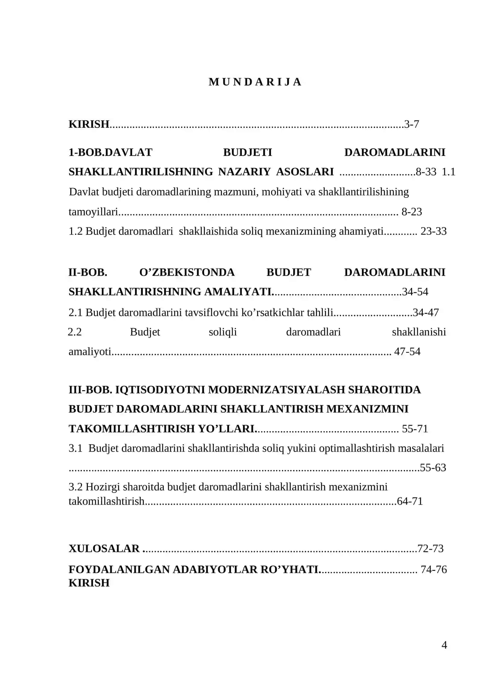 IQTISODIYOTNI MODERNIZATSIYALASH SHAROITIDA BUDJET DAROMADLARINI SHAKILLANTIRISH MEXANIZMINI TAKOMILLASHTIRISH 2