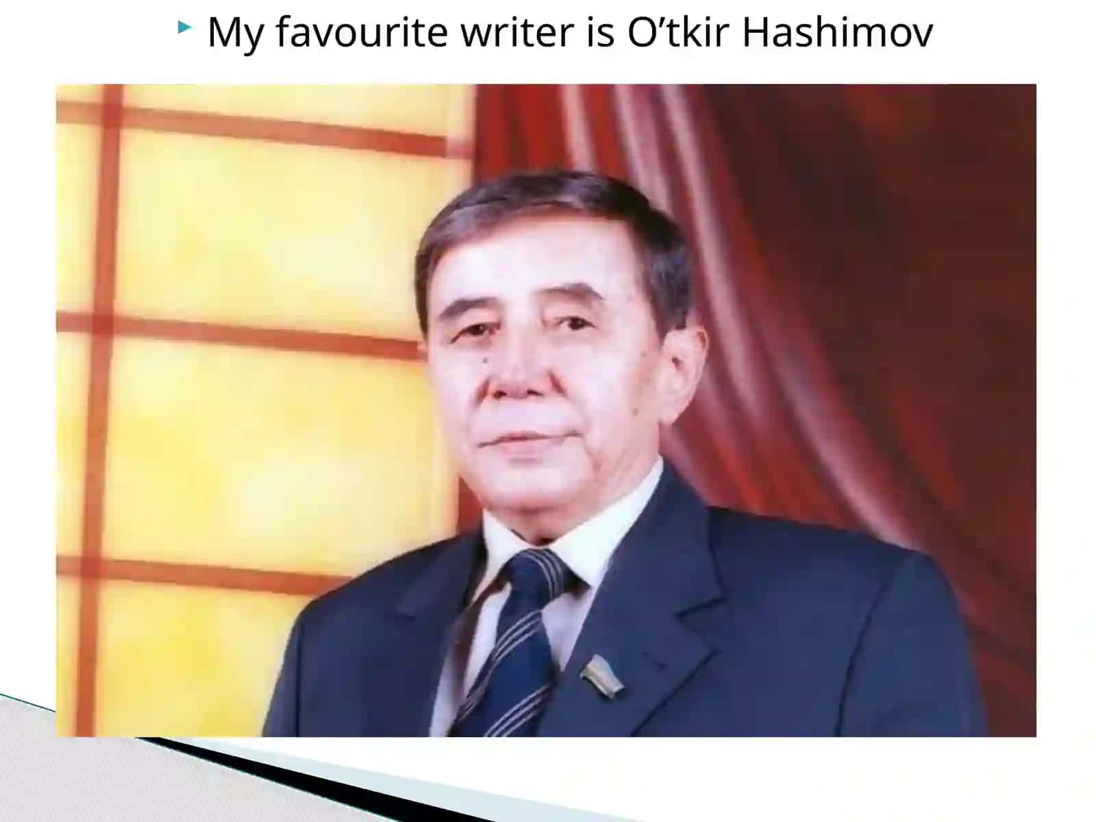 MY FAVORITE WRITER 2