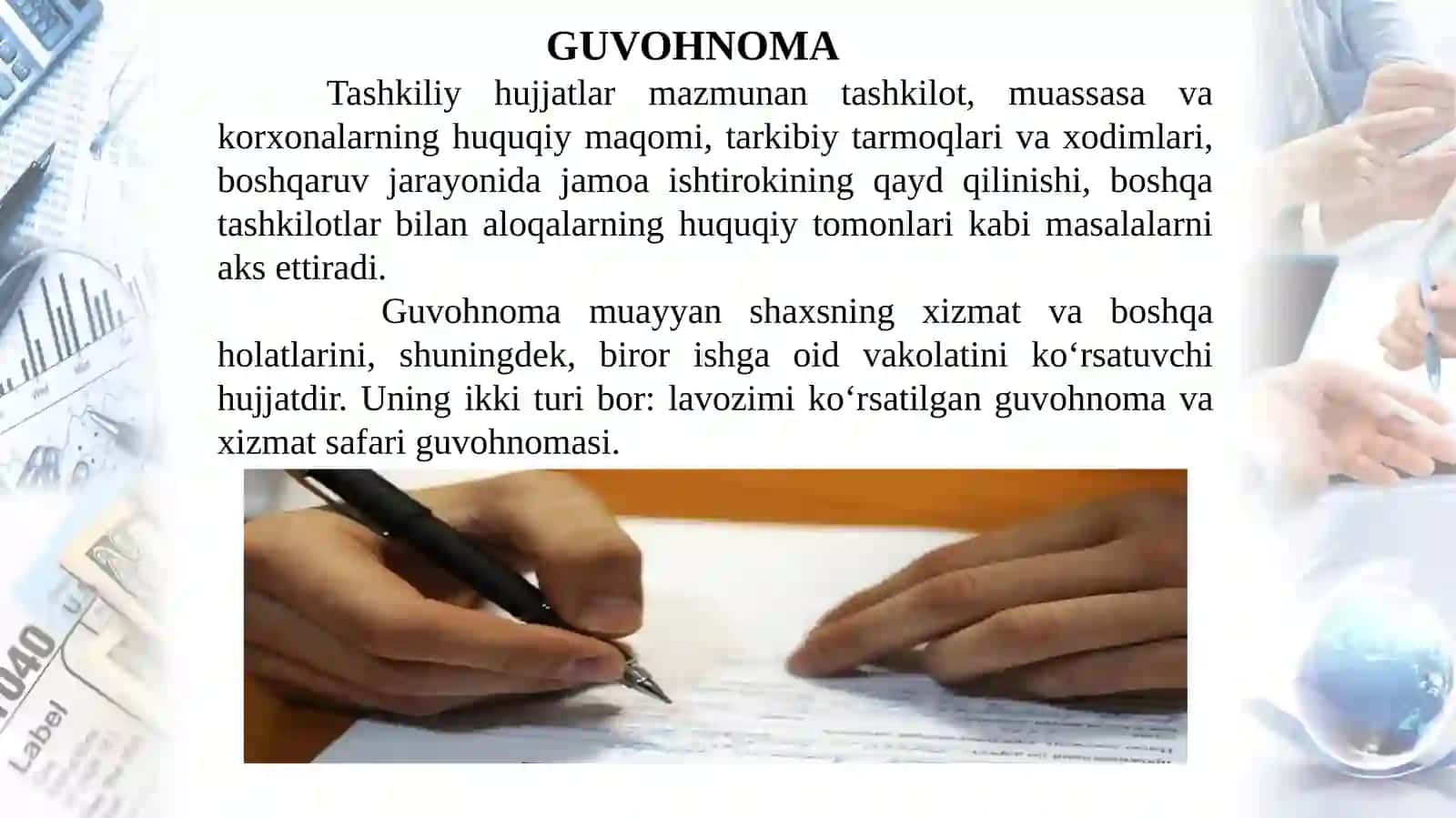GUVOHNOMA va boshqa 2