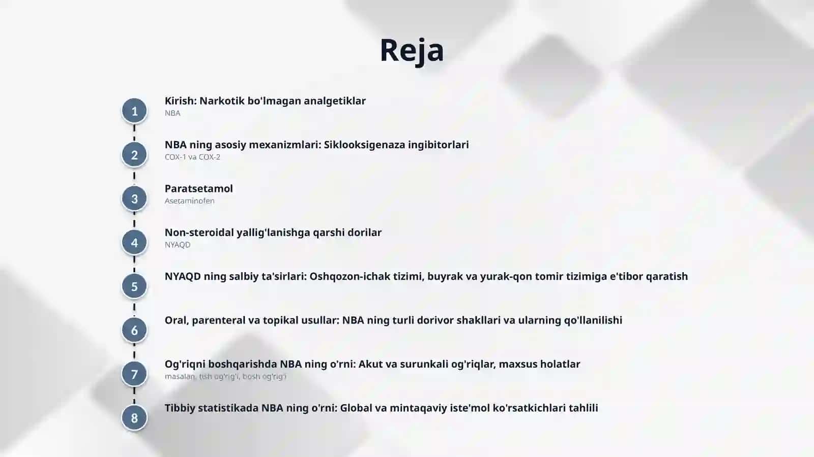 Nonarkotik analgetiklar 2