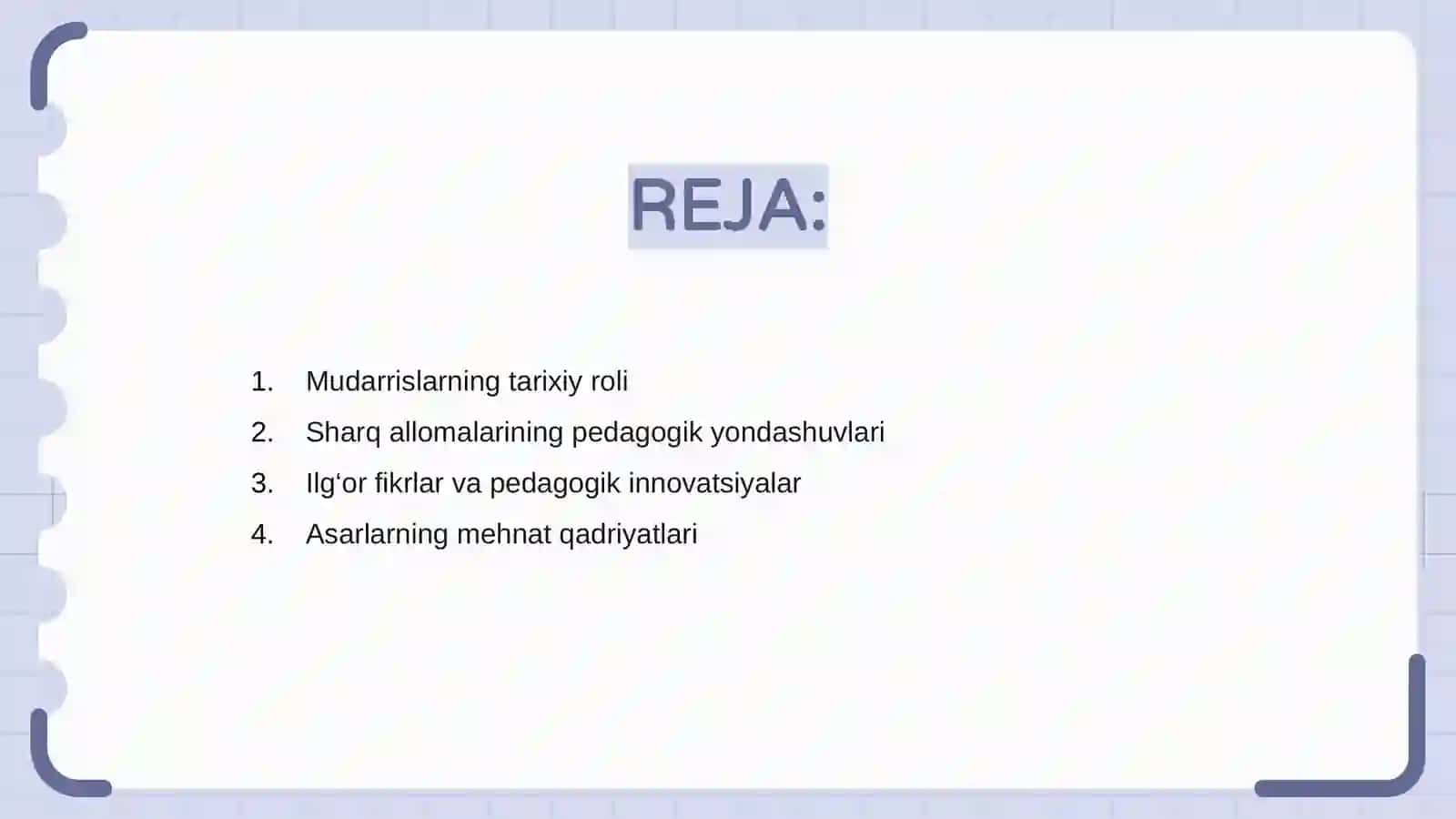 Sharq allomalarining asarlarida mudarrislar mehnati to‘g‘risida ilg‘or pedagogik fikrlar 2