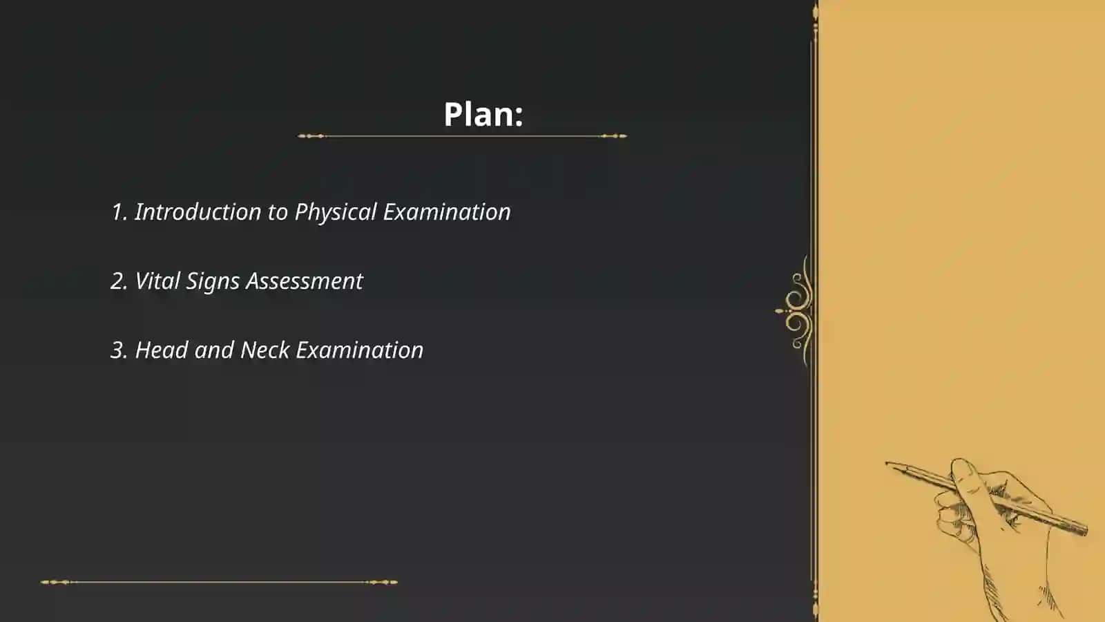 Physical examinations 2