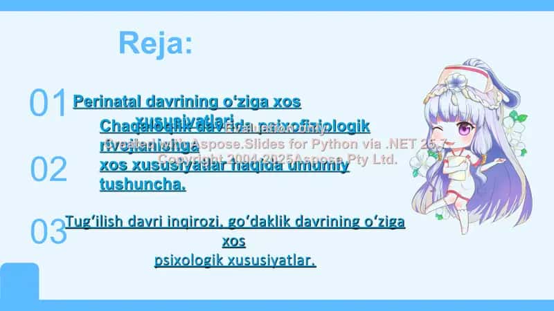 Ontogenezning ilk bosqichlarida insonning psixik rivojlanishiga xos xususiyatlar 2