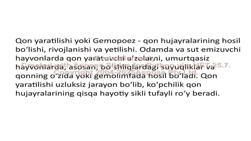 Gemositopoezni nevro gumaral boshqarilishi 2