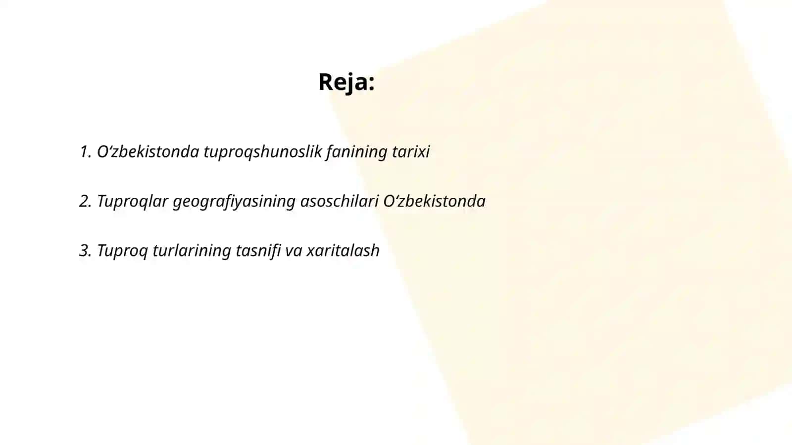 O‘zbekistonda tuproqlar geografiyasi fanining rivojlanishi 2