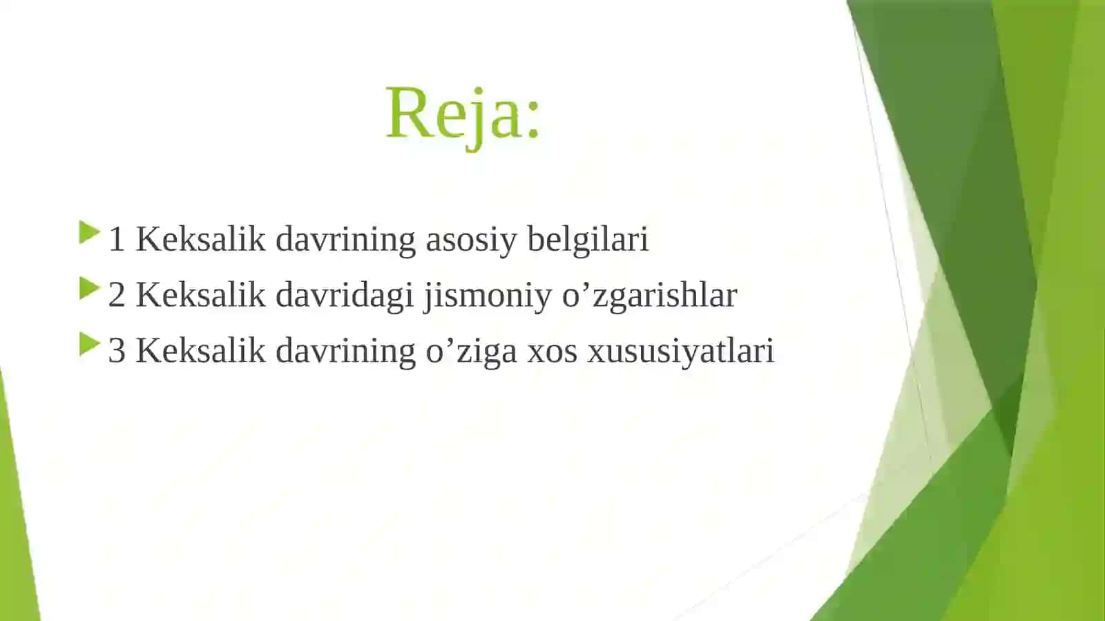 Keksalikdavrining psixologik xususiyatlari 2