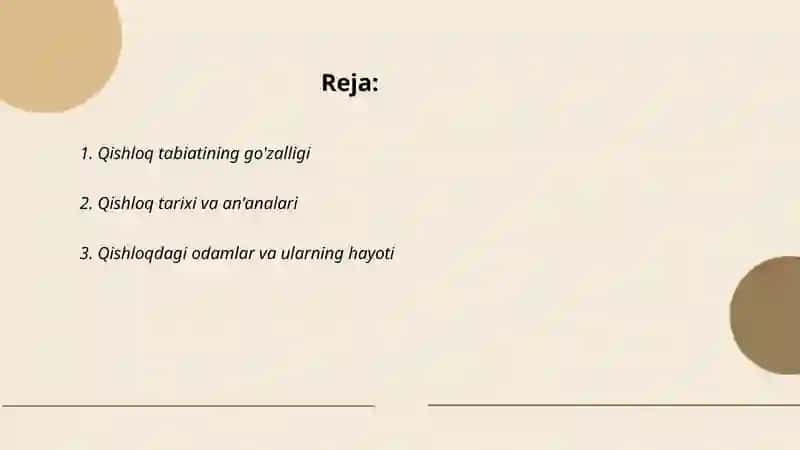 Mening qishlogʻim 2