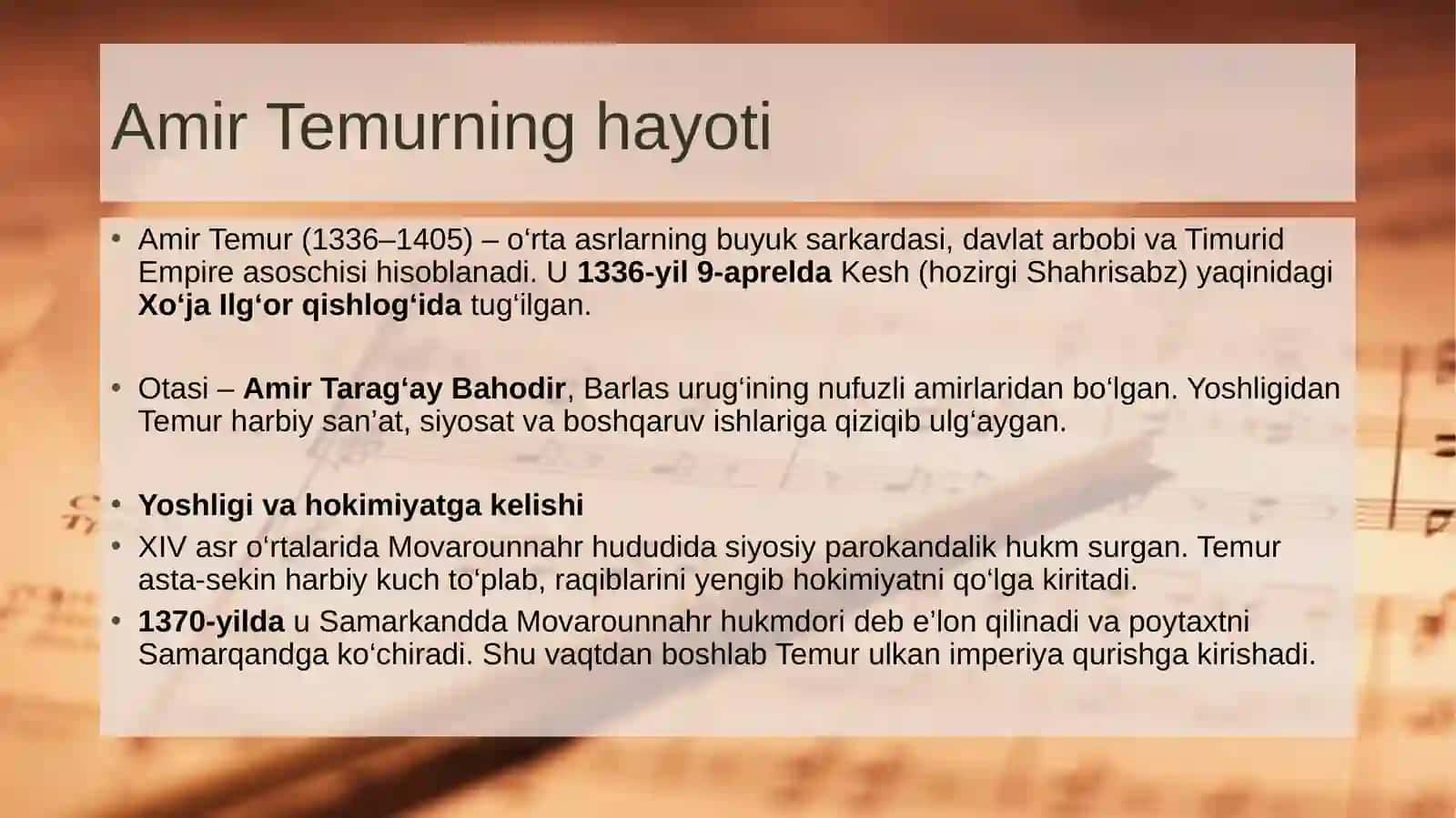 Dars uchun taqdimot 2