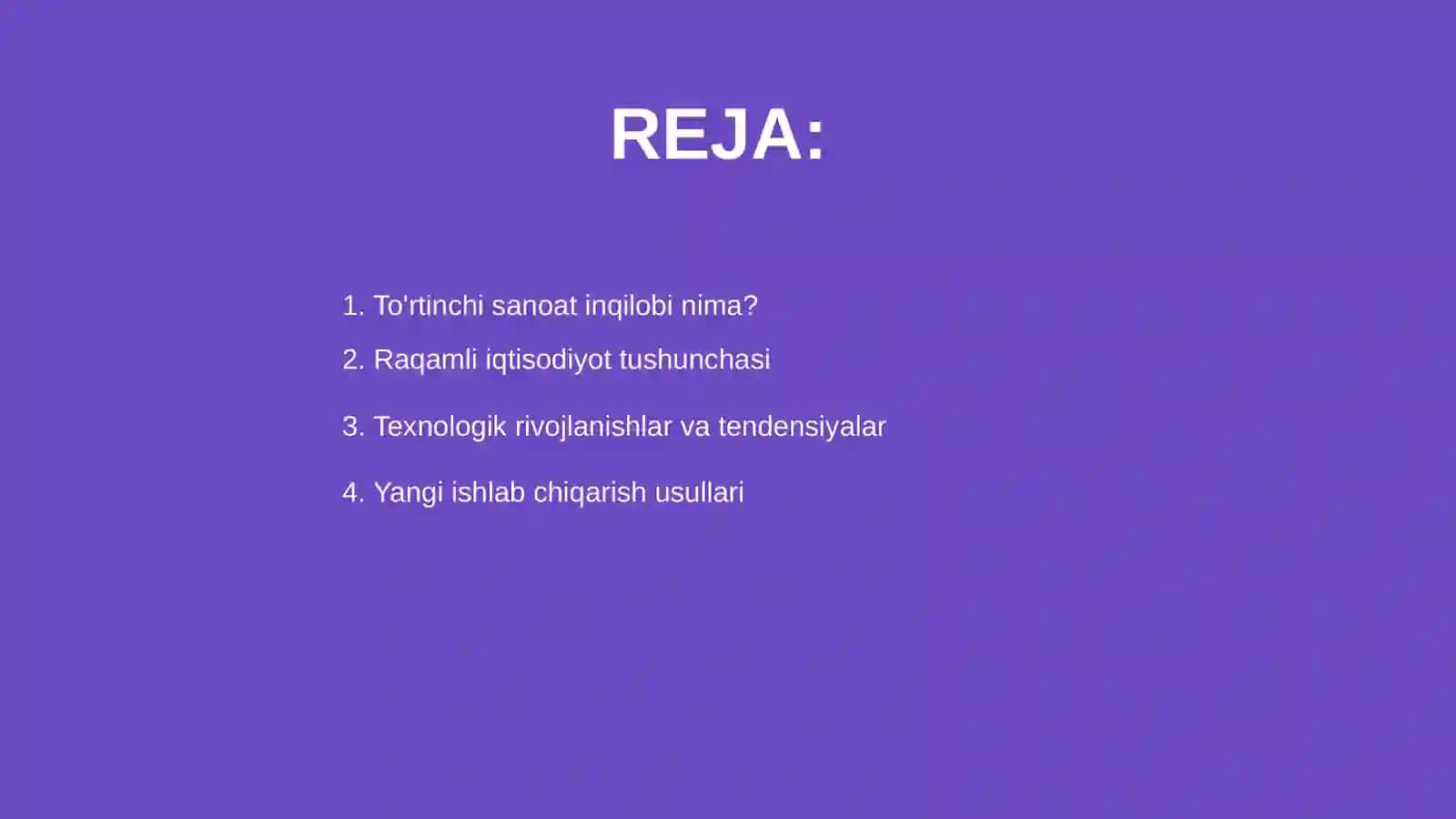 To'rtinchi sanoat inqilobi va raqamli iqtisodiyotning texnologik asoslari 2