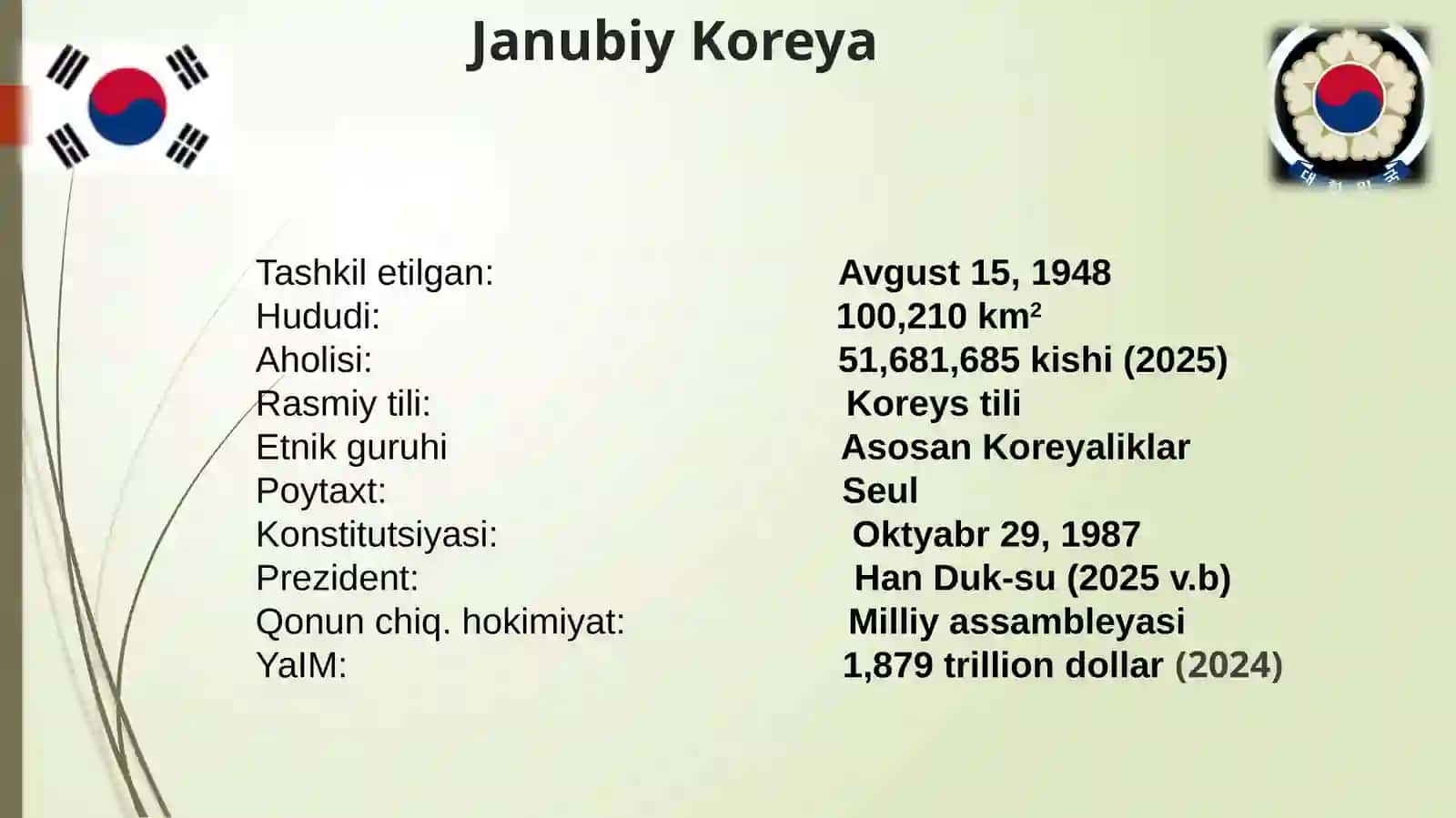 Janubiy Koreya 2