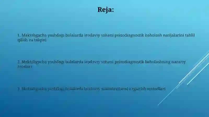 Maktabgacha yoshdagi bolani irodali sohasining psixadiagnostikasi 2