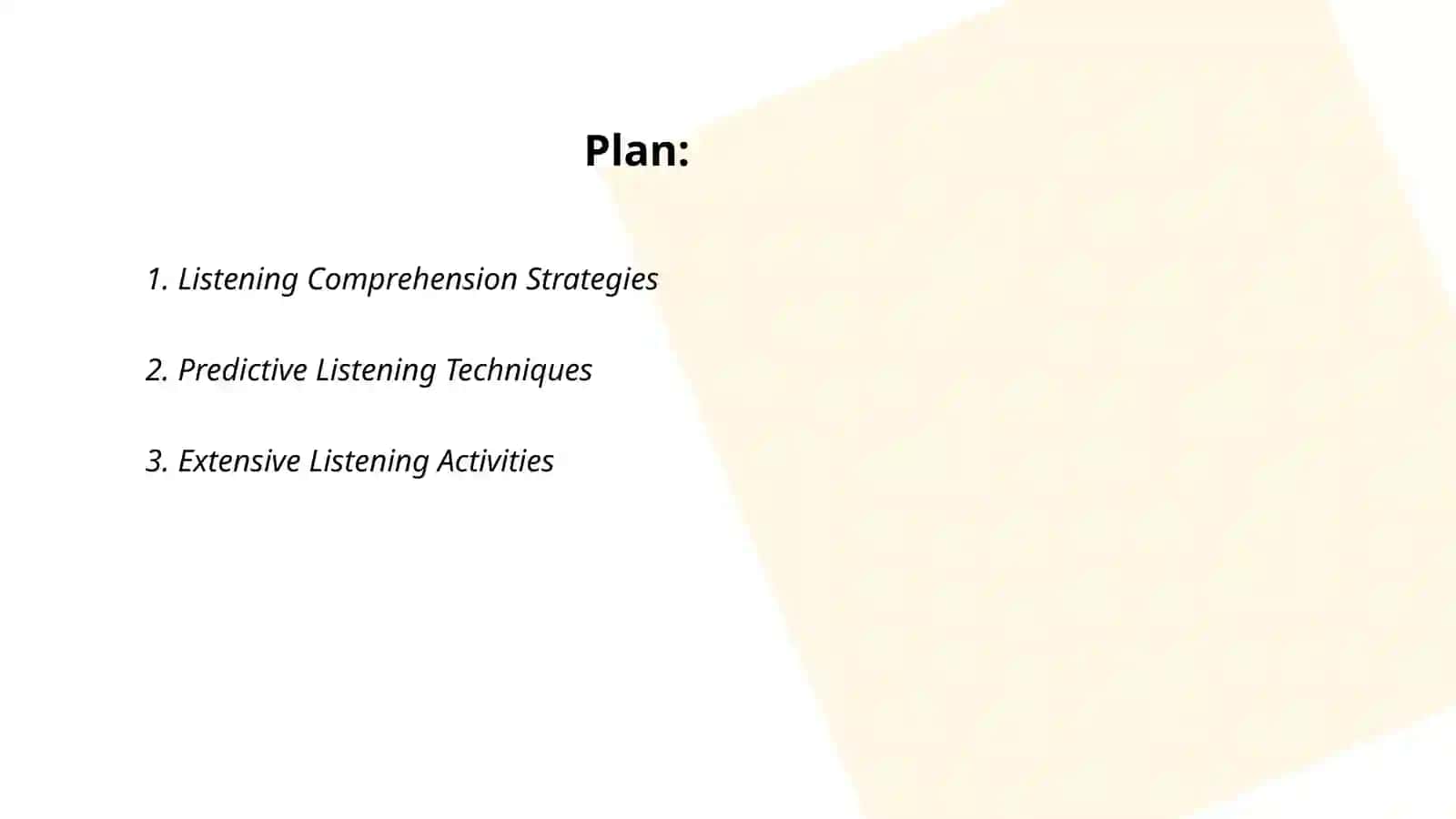 Techniques to develop receptive skills 2