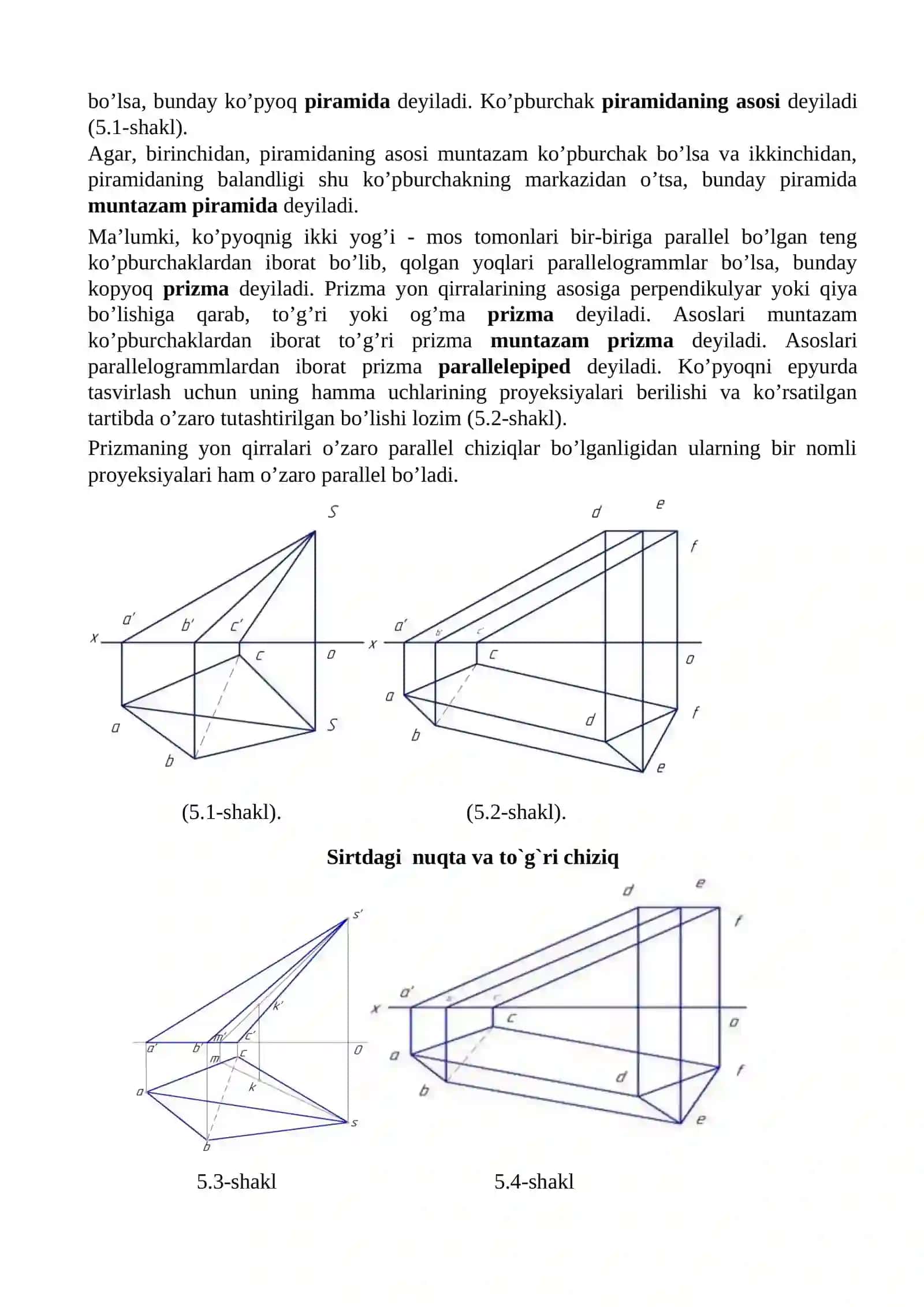 Sirtlarning tasnifi 2
